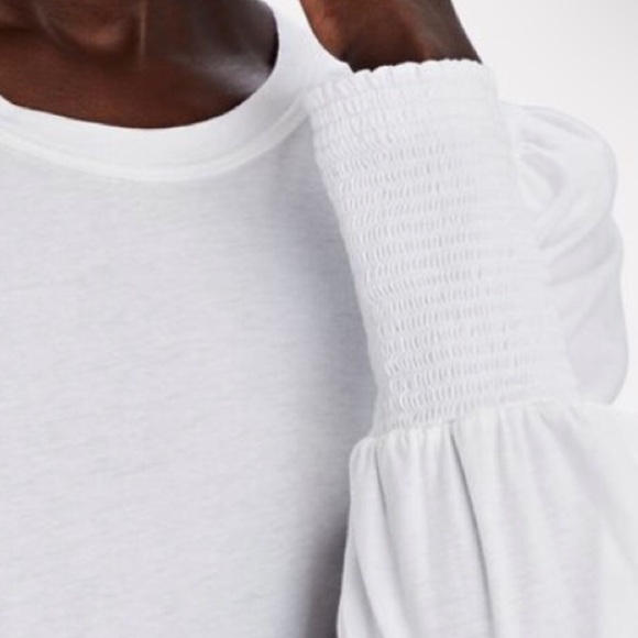 A.L.C. Blouse White Puff Shoulder Long Sleeve Blouse XS - Picture 2 of 12